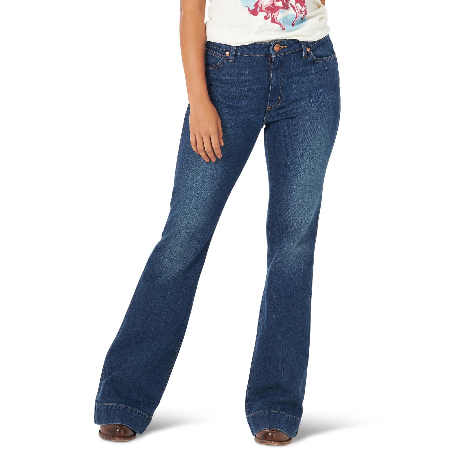 Women's Wrangler Retro® Premium High Rise Trouser Jean