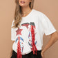 SEQUIN COWBOY FRINGE GRAPHIC T-SHIRT