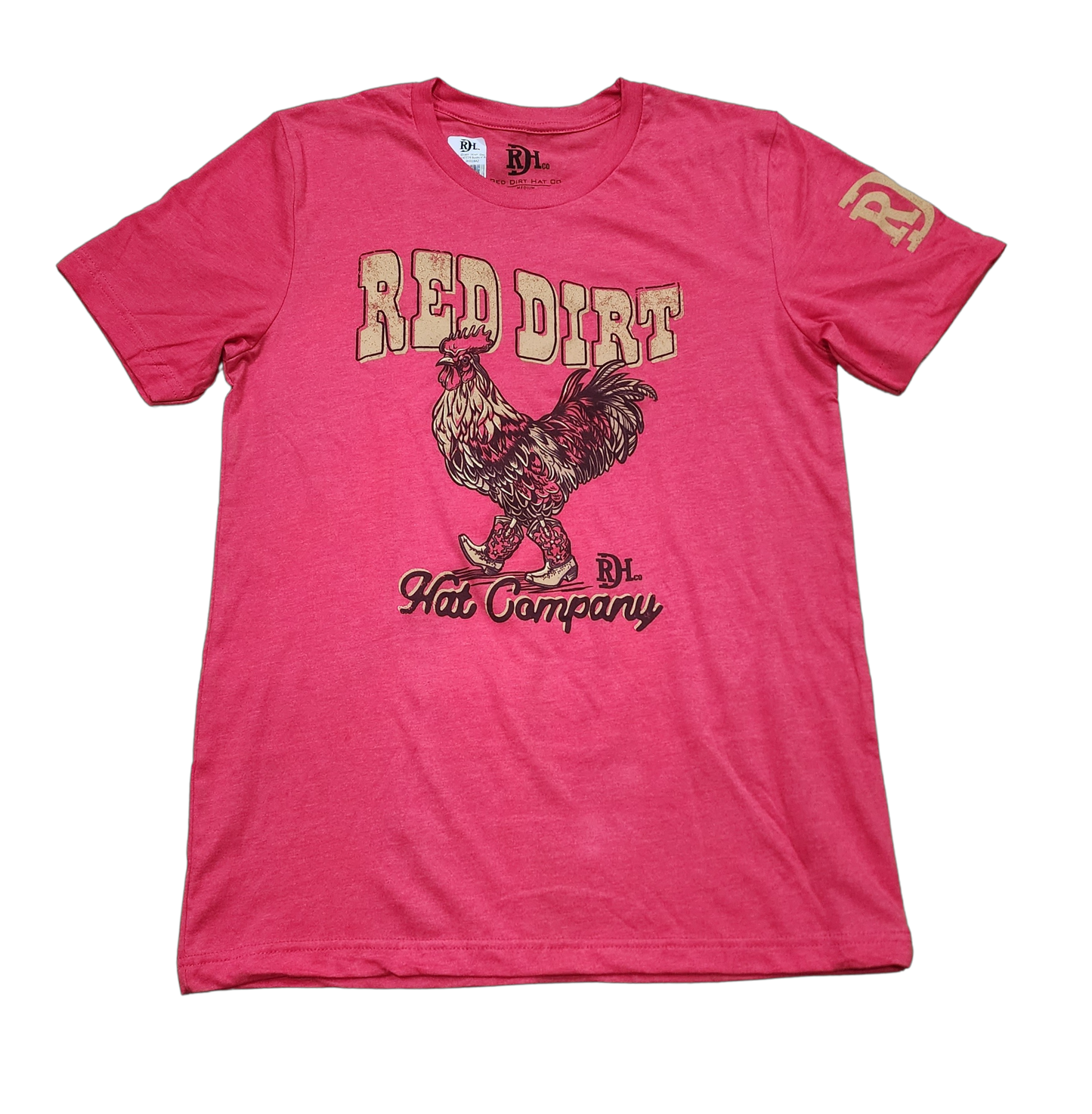 Red Dirt Hat Company "Boots n' Peaks" Short Sleeve T-Shirt - Red