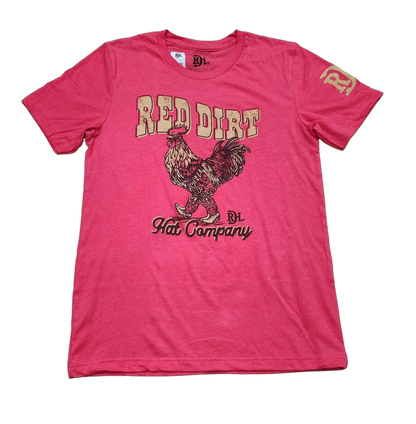 Red Dirt Hat Company "Boots n' Peaks" Short Sleeve T-Shirt - Red