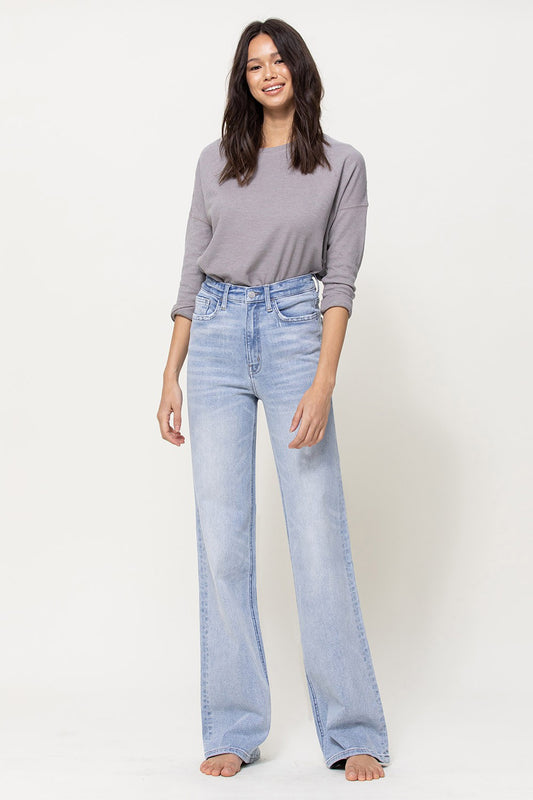 The Jackie, our 90s Stretch  Flare Jeans