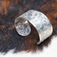 1.15" Sterling Silver Bracelet w/ Floral Engraving