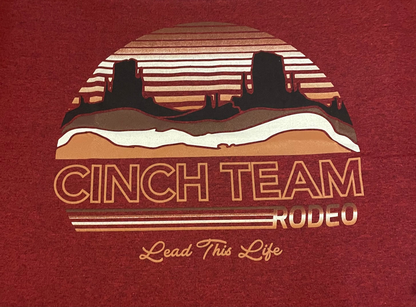 CINCH TEAM RODEO - HEATHER RED