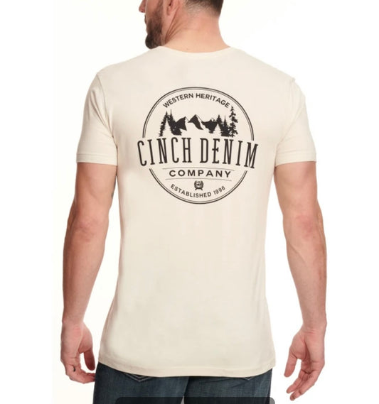 Cinch Denim Co. Graphic Short Sleeve T-Shirt - Cream
