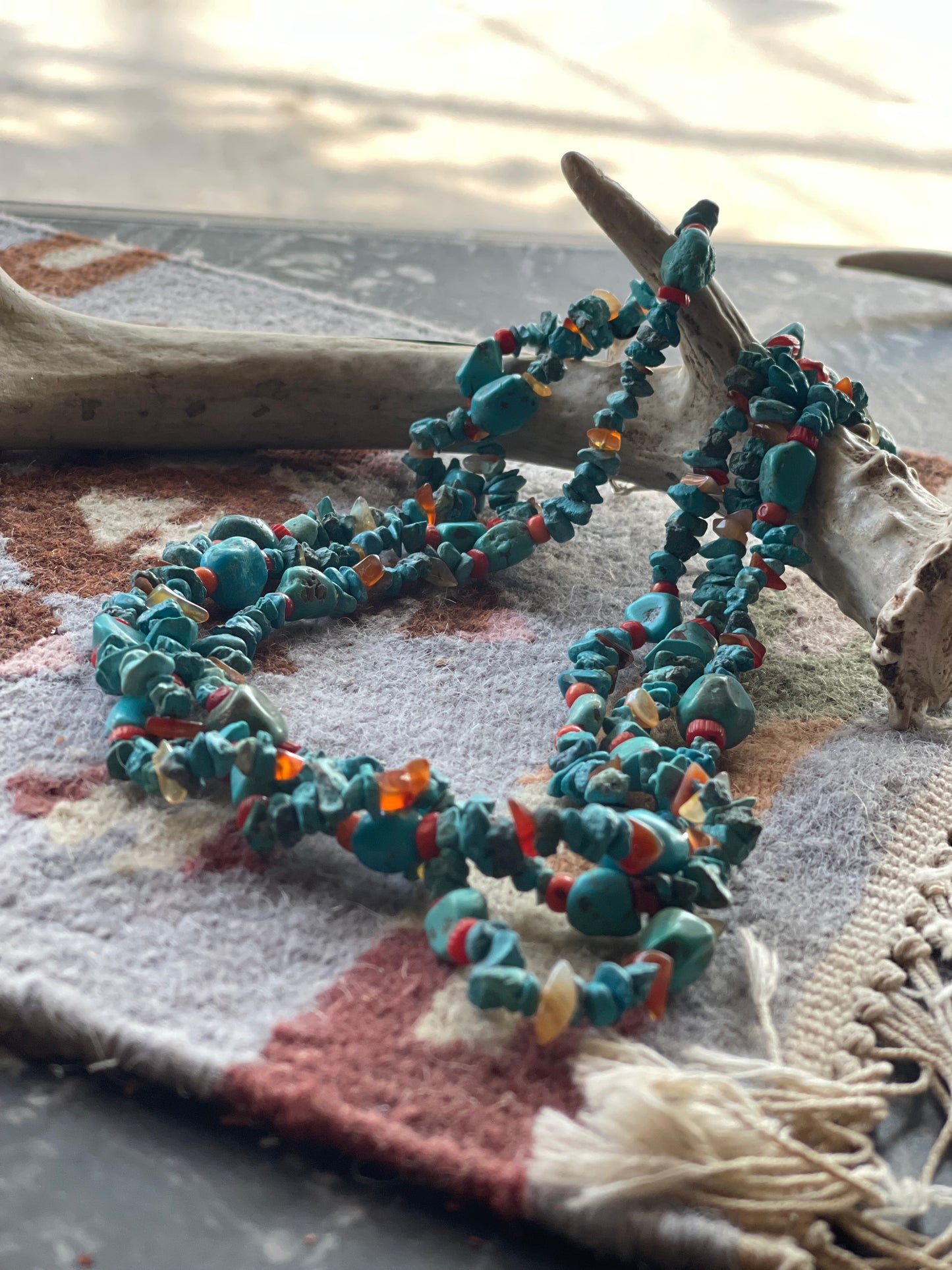 CHUNKY TURQUOISE NECKLACE