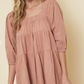Mauve Babydoll Dress