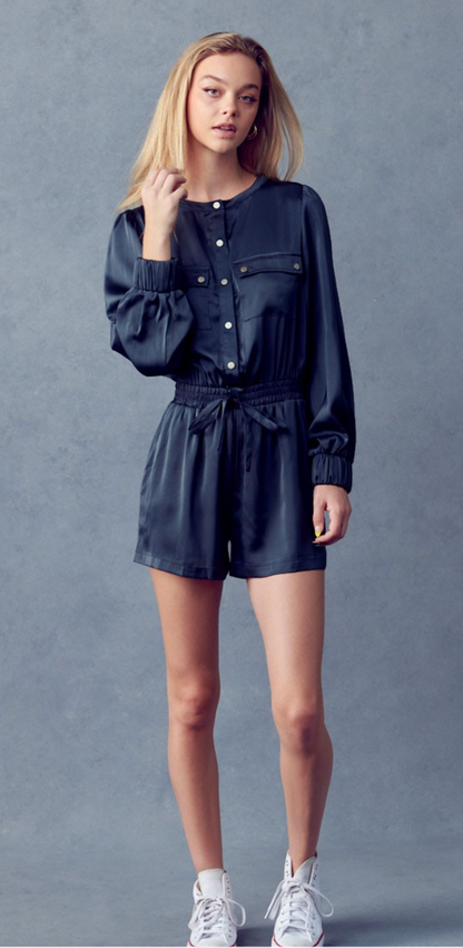 Midnight Blue Romper