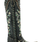 WOMEN'S ALMOST FAMOUS 17IN BLACK BOOTS