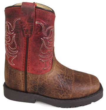 YOUTH SMOKY MOUNTAIN AUTRY BROWN/BURNT APPLE BOOTS