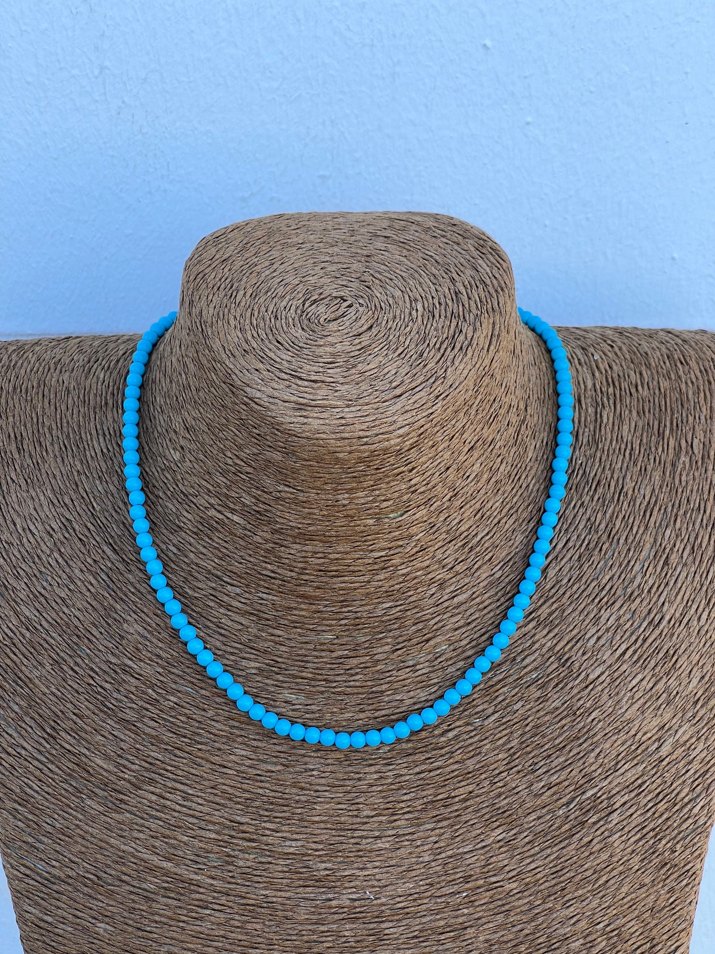 BLUE PEARL CHOKER NECKLACE