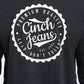 MEN'S CINCH JEAN LONG SLEEVE TEE - HEATHERED NAVY