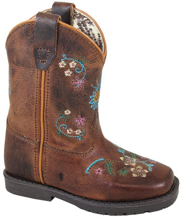 Girls Smoky Mountain Floralie Brown Boots