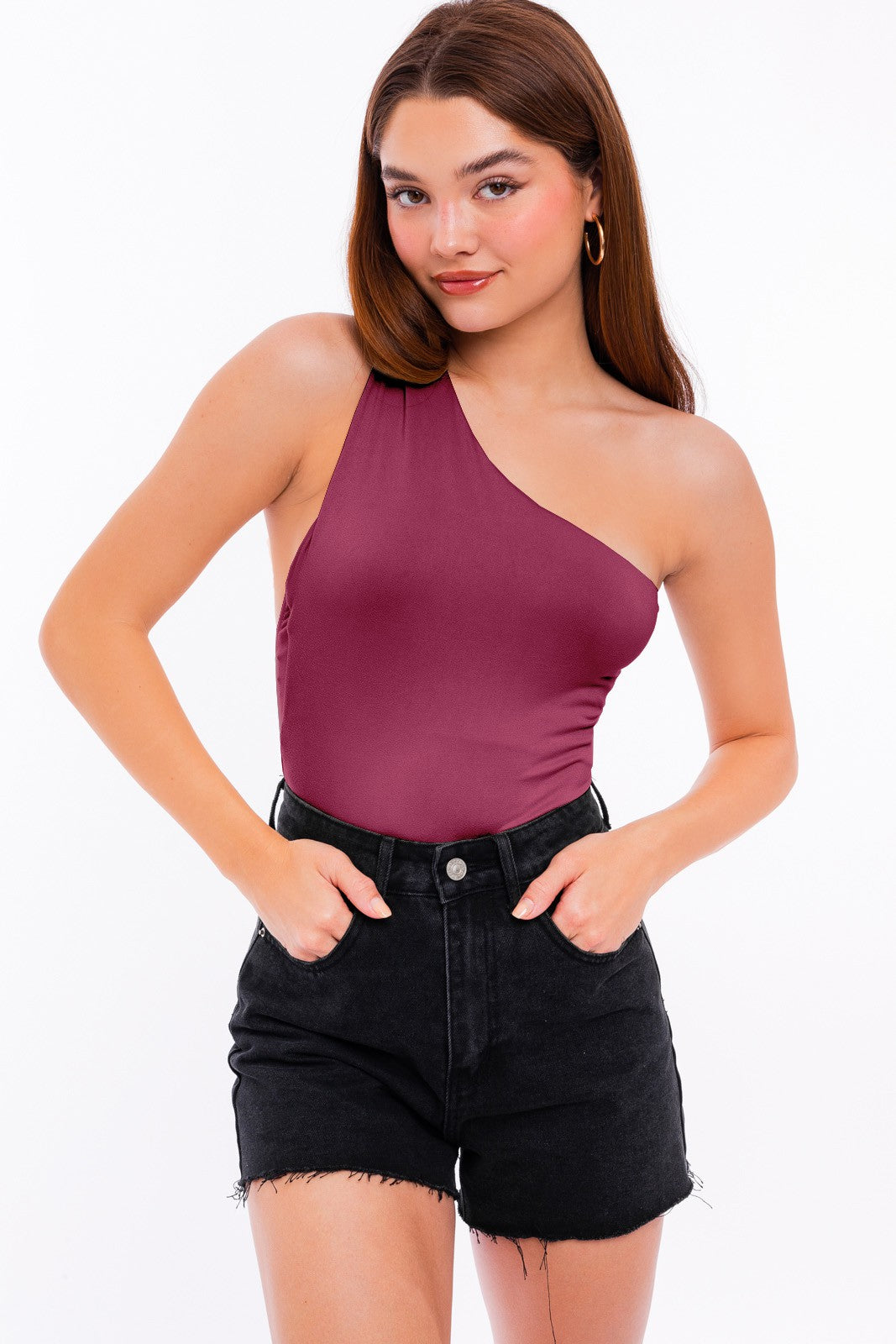 One Shoulder Bodysuit