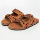 American Darling Leather Tooled Sandals